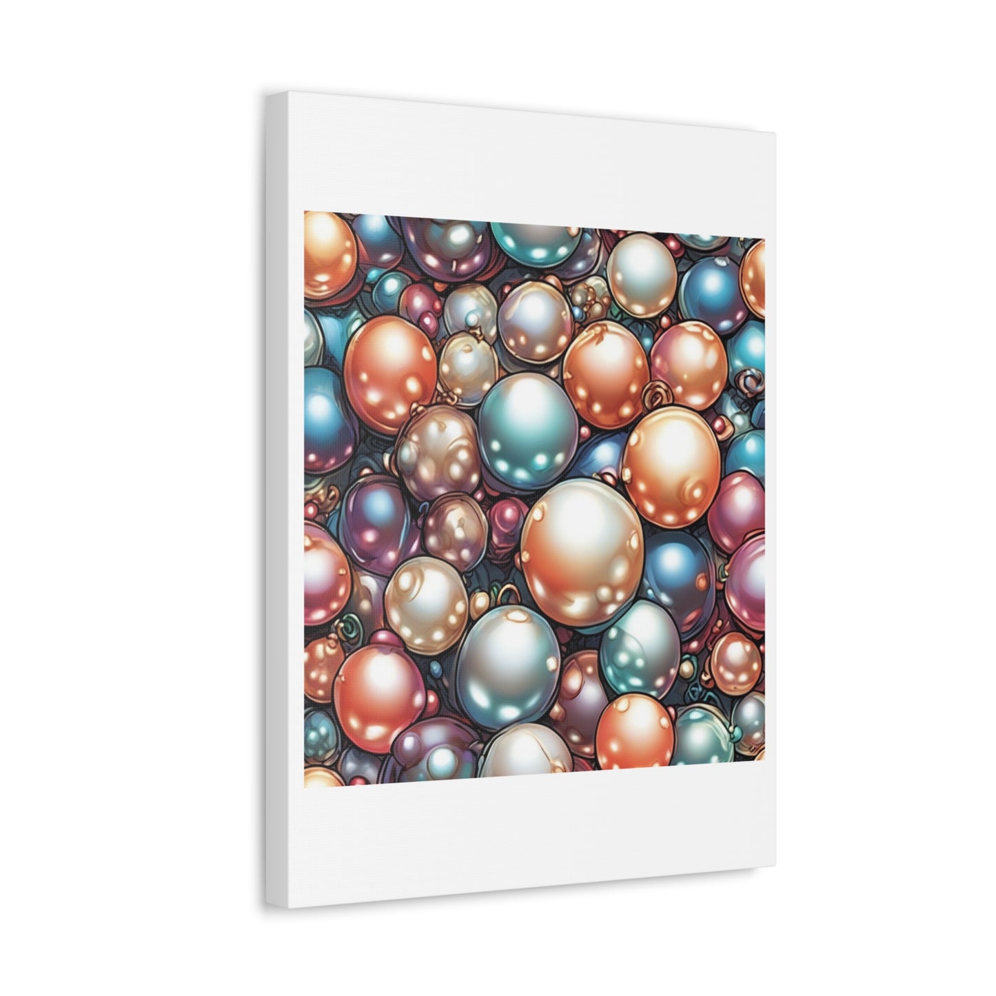Glossy Orb Marble Abstract Gift Art Canvas