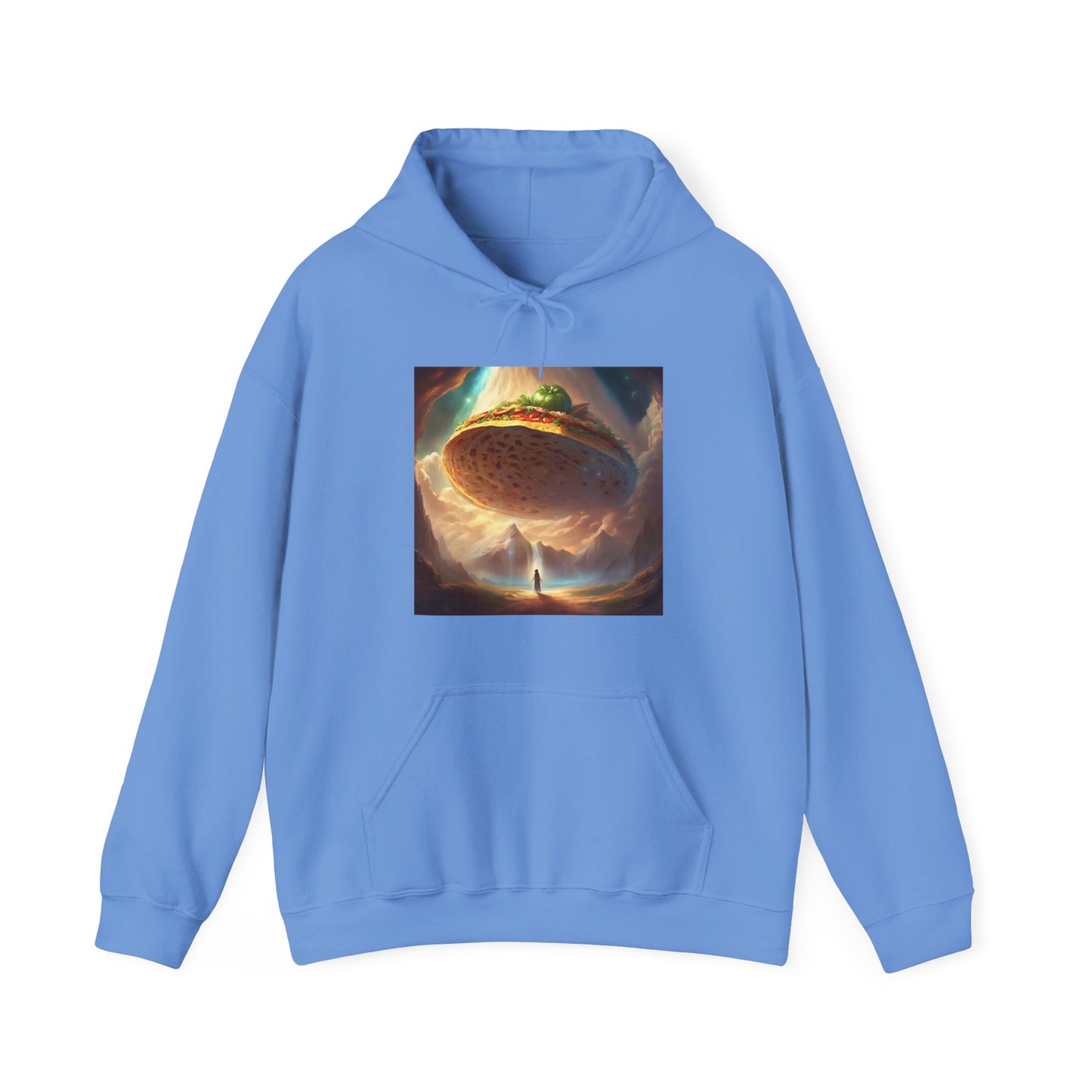 Cosmic Taco UFO Surreal Food Fantasy Art Hoodie