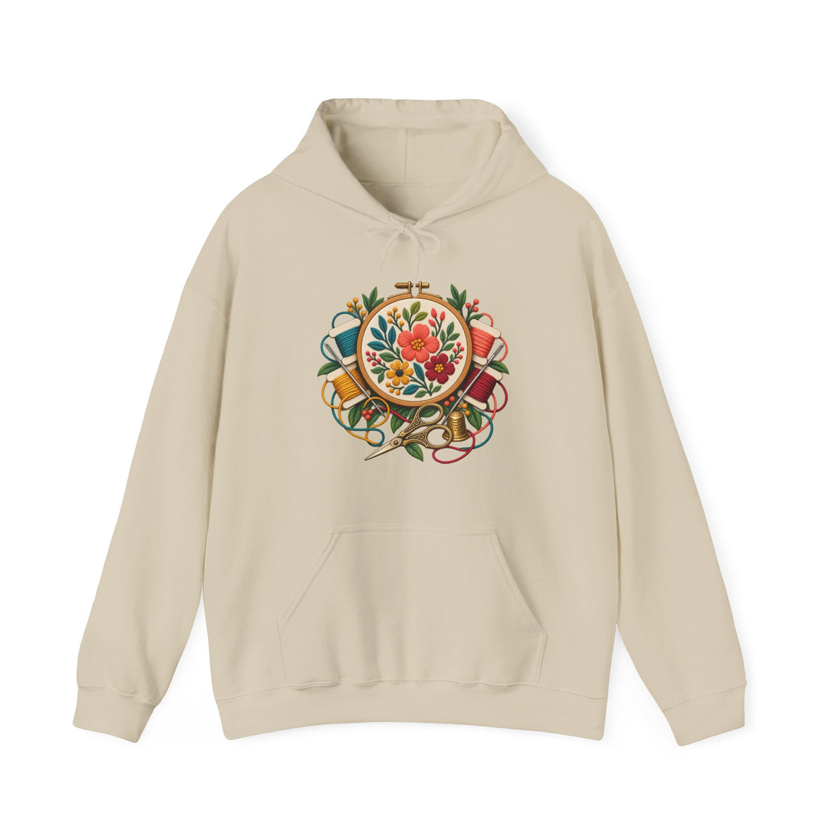 Botanical Embroidery Workshop Hoodie