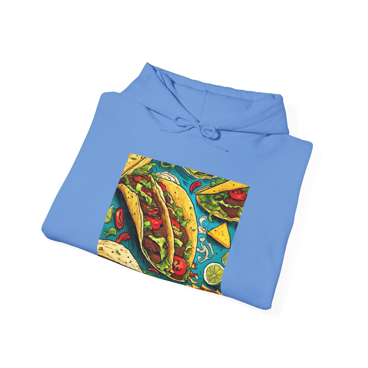 Taco Party Pattern Foodie Gift Art Hoodie