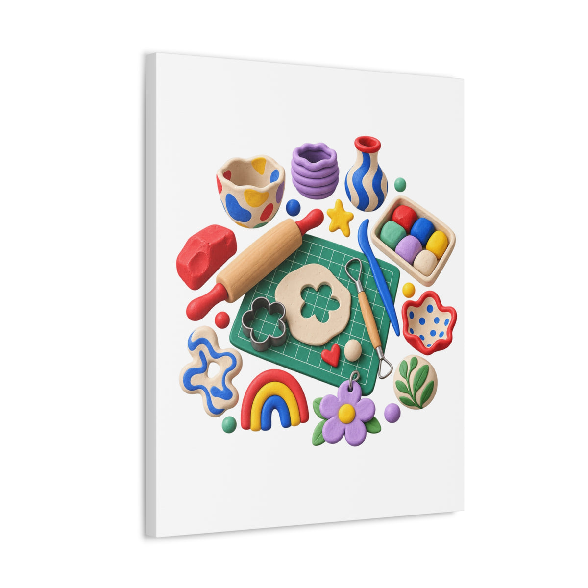 Miniature Clay Sculpting Workshop Canvas