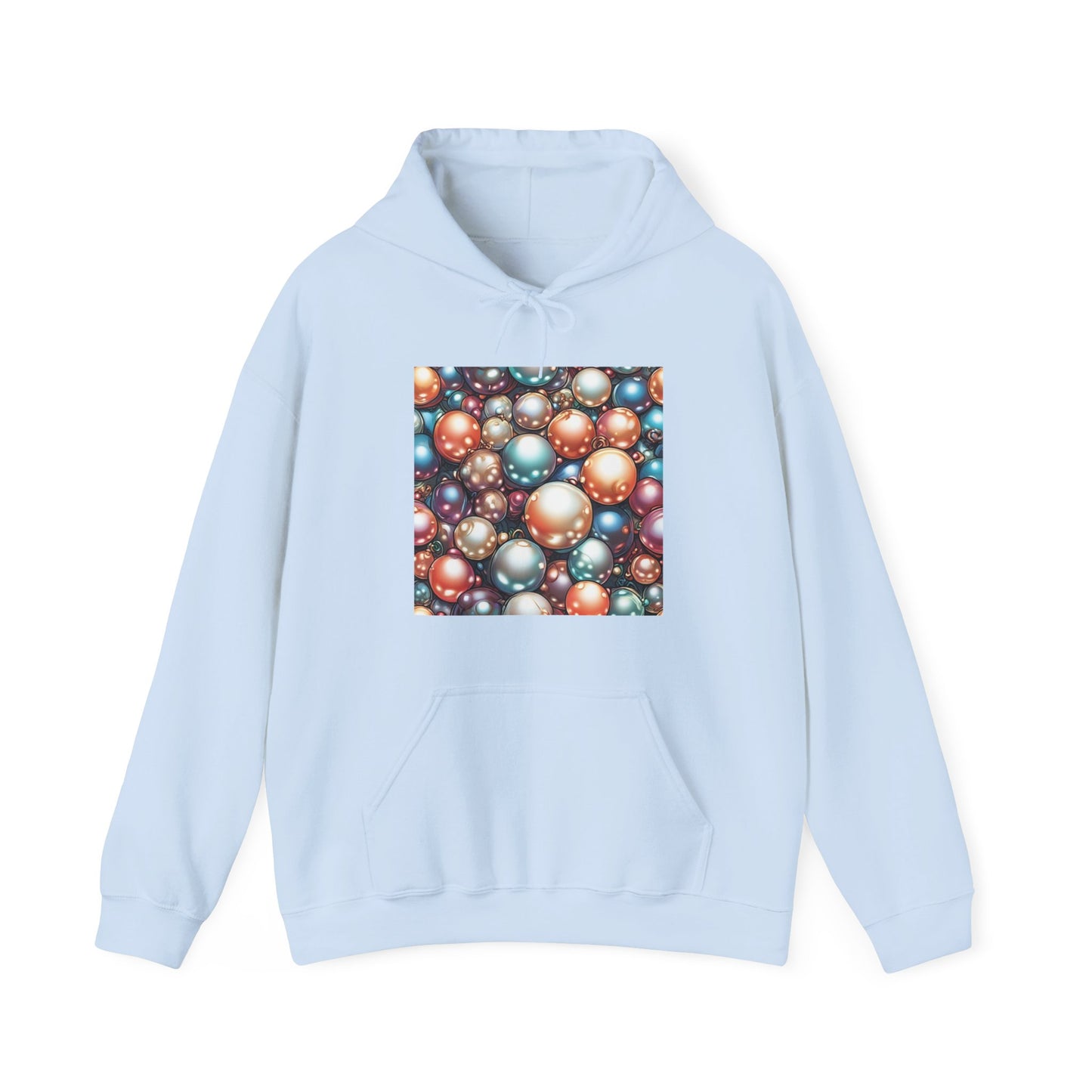 Glossy Orb Marble Abstract Gift Art Hoodie