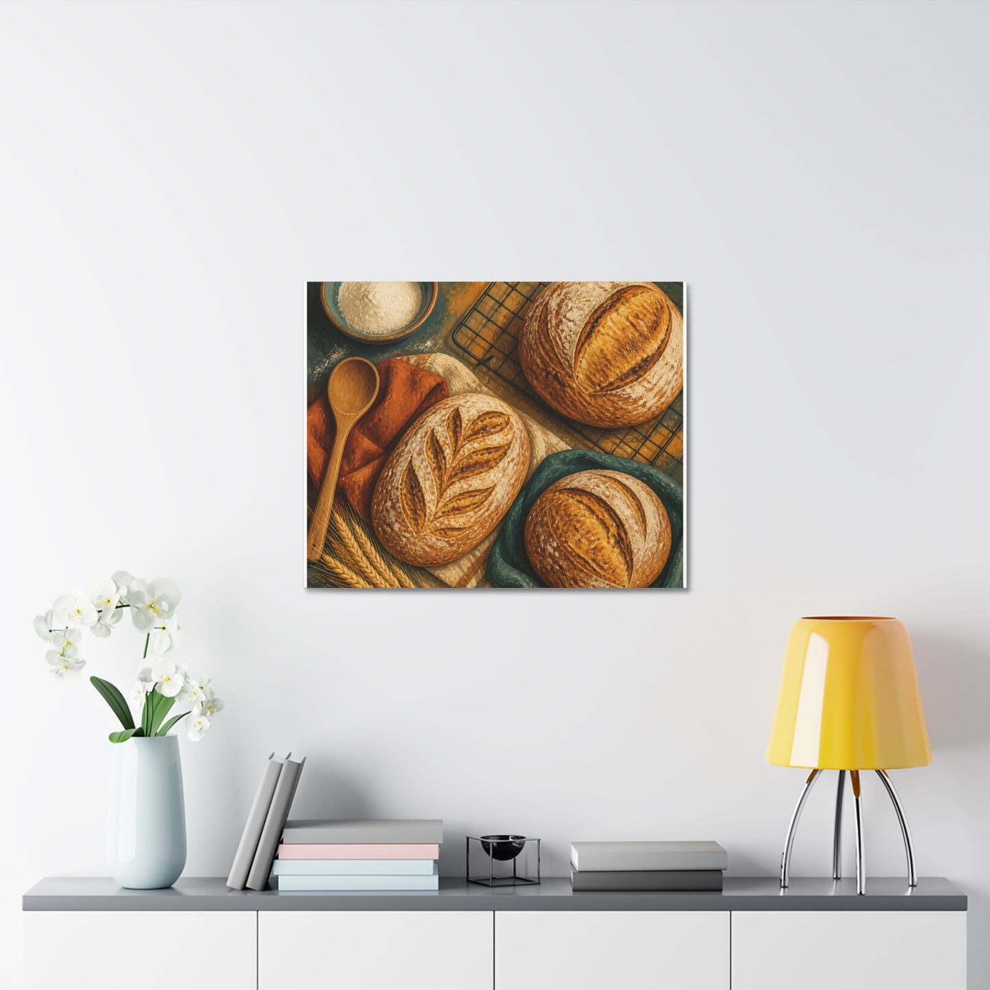 Artisan Bread Baking Still Life Canvas Art