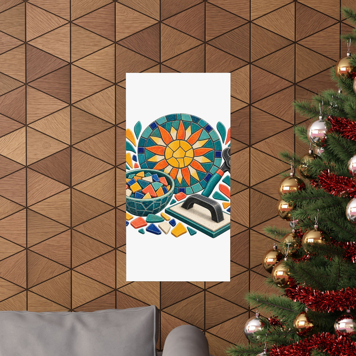 Sunburst Mosaic Making Workshop Poster