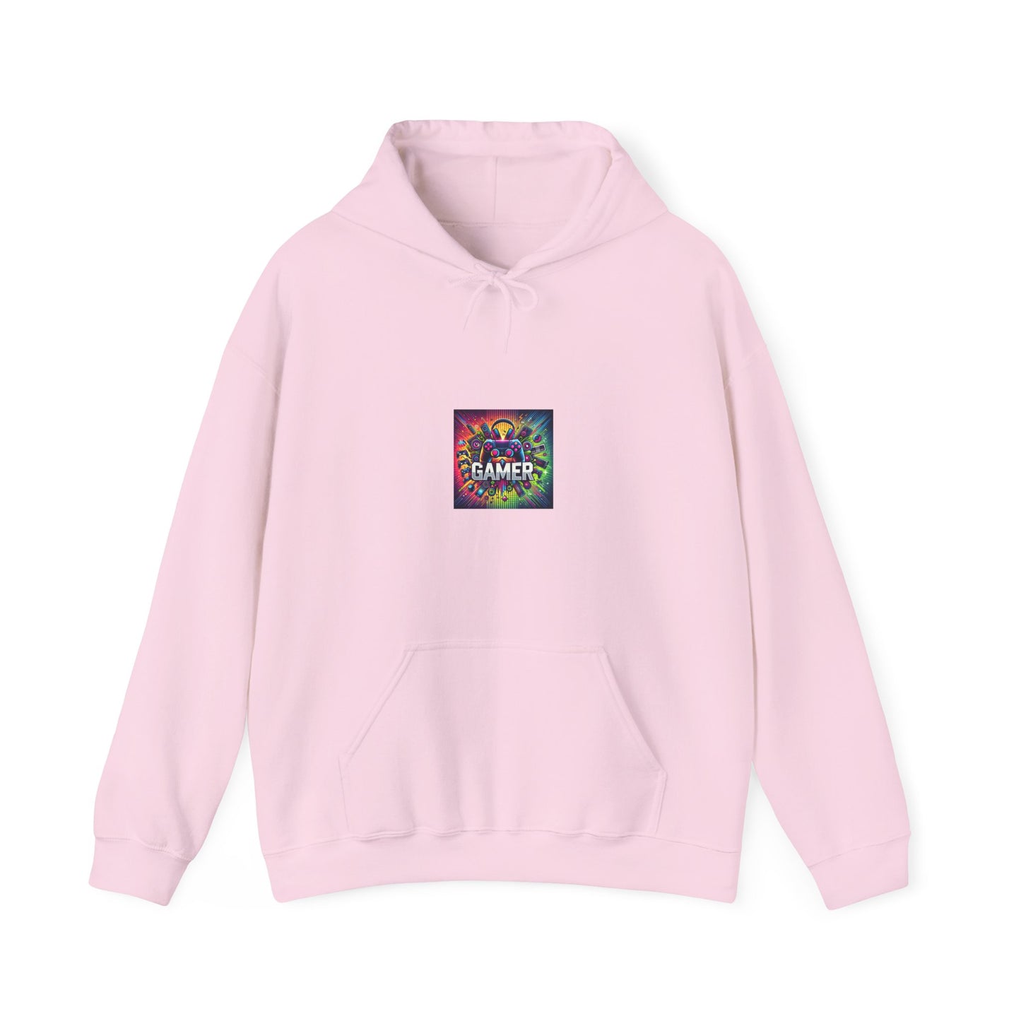 Neon Gamer Energy Retro Arcade Gaming Graphic Hoodie Gift