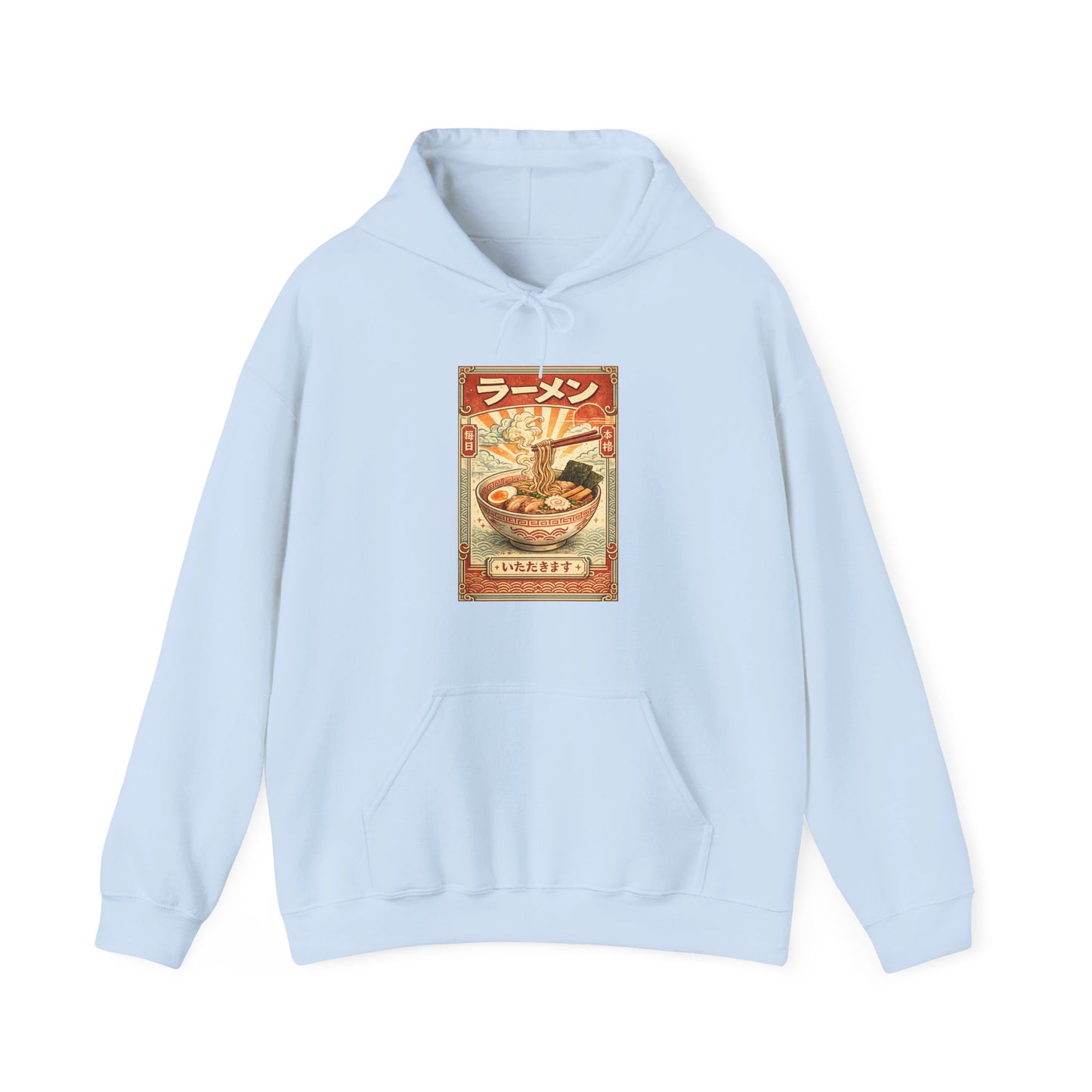 Vintage Ramen Bowl Illustration Hoodie