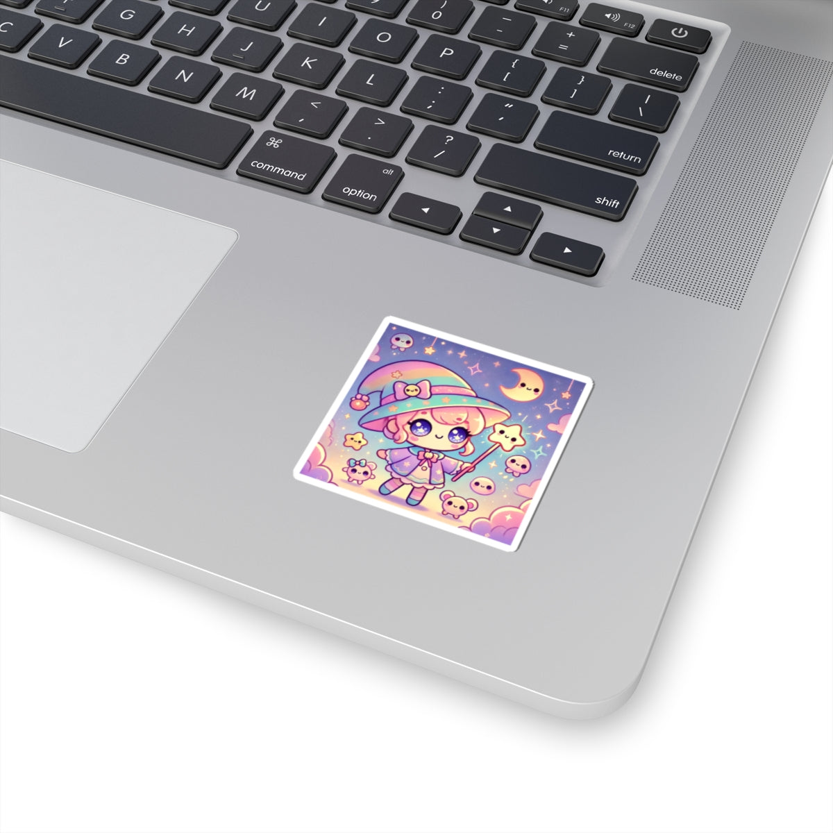 Kawaii Moon Wand Pastel Fantasy Art Sticker