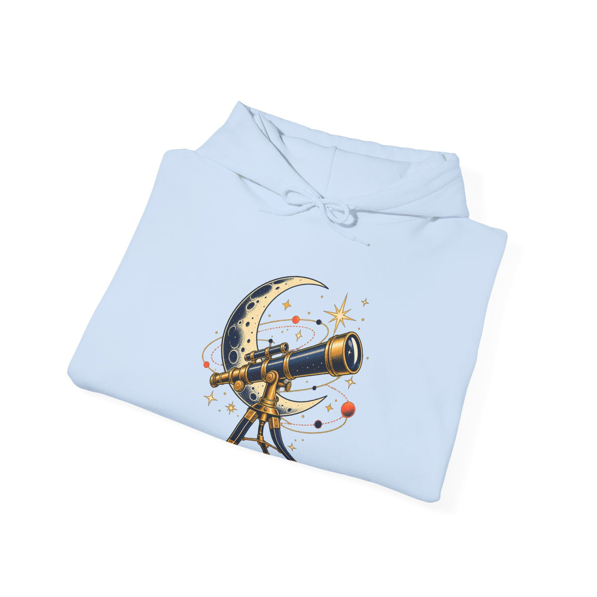Vintage Telescope Celestial Astronomy Hoodie