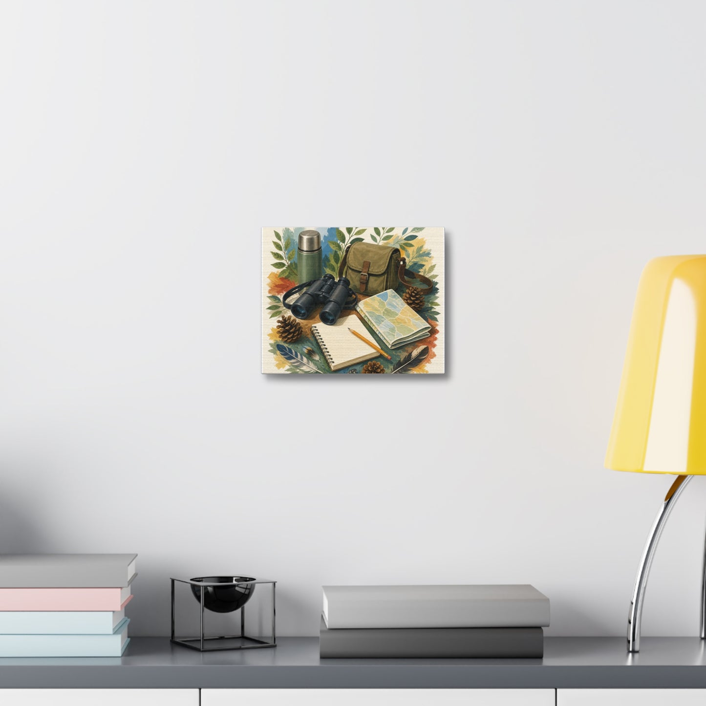 Peaceful Birdwatching Hobby Art Canvas Art