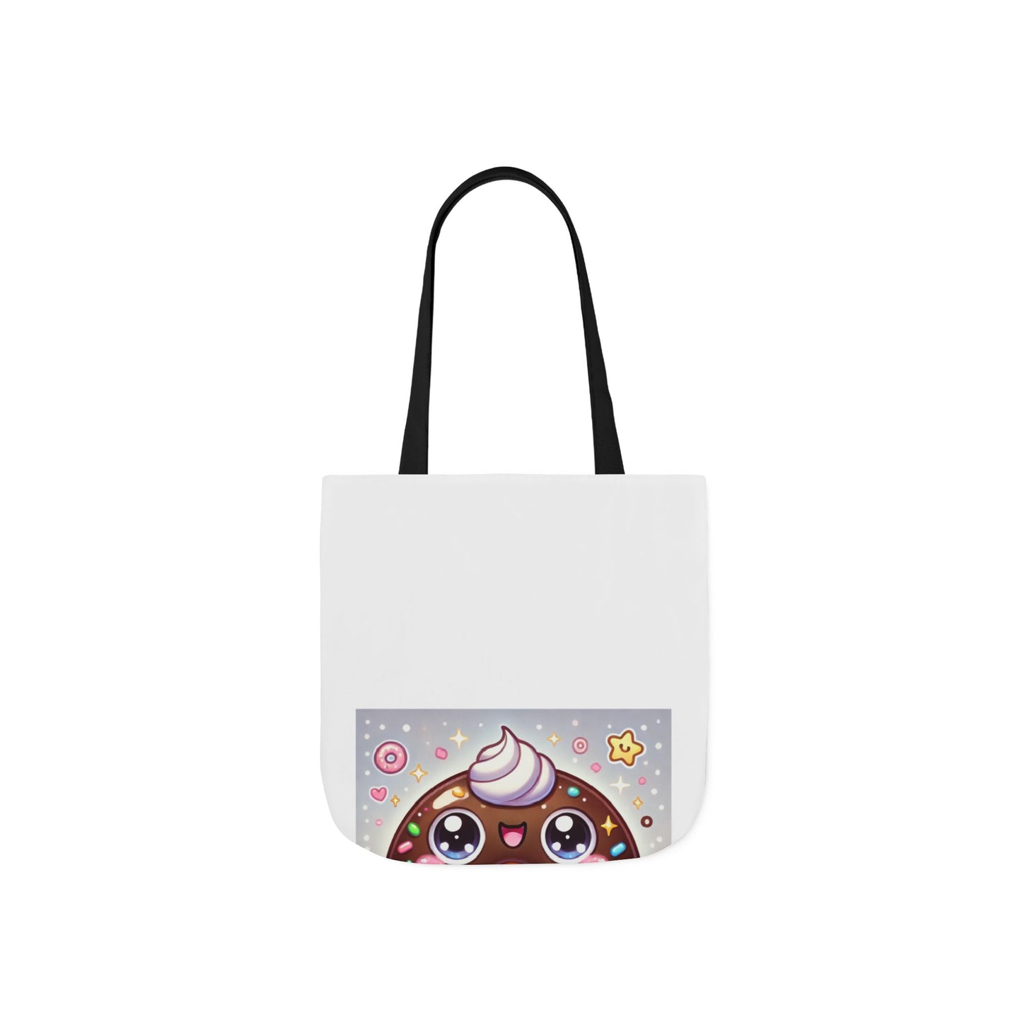Kawaii Chocolate Donut Cute Dessert Art Tote Bag