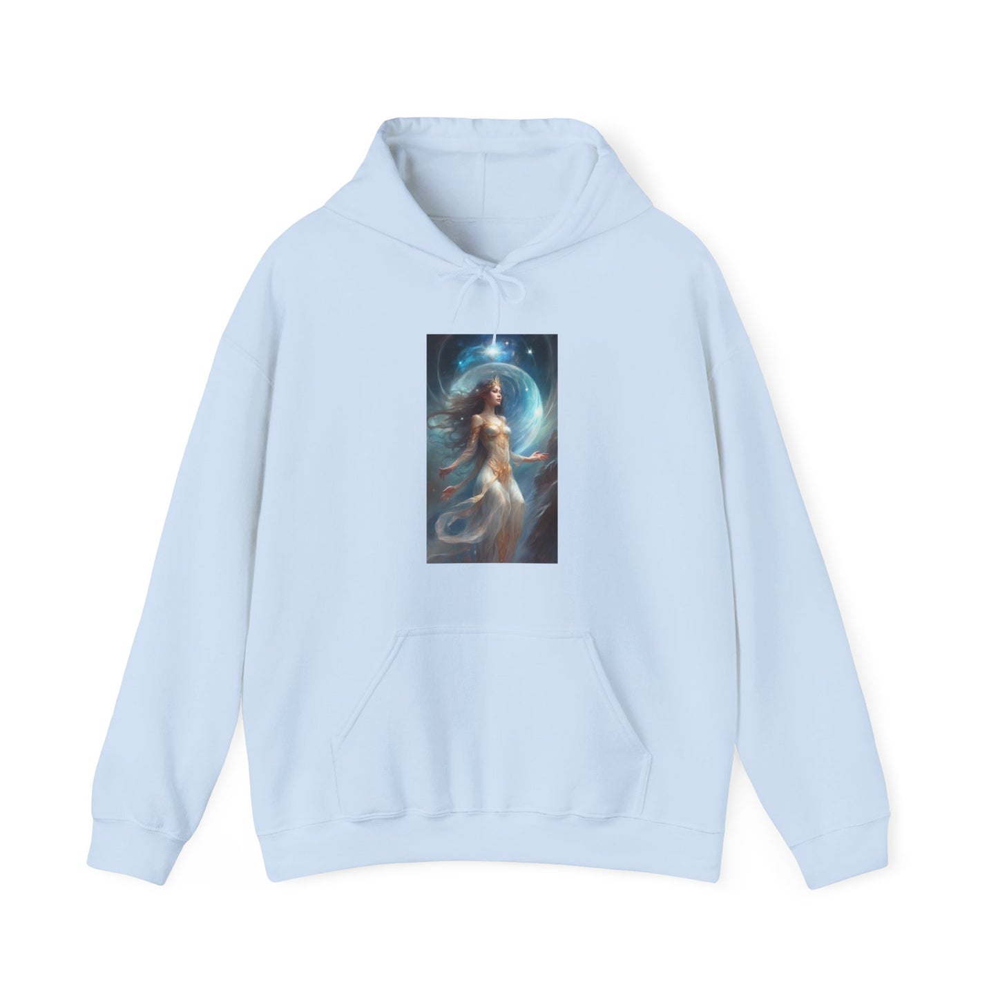 Lunar Celestial Queen Fantasy Portrait Hoodie