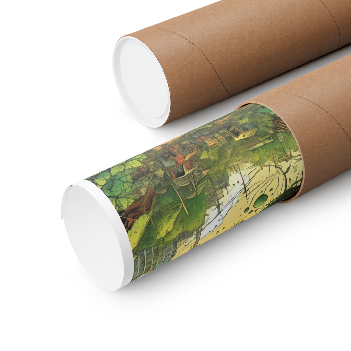 Cottage Road Landscape Nature Gift Art Poster