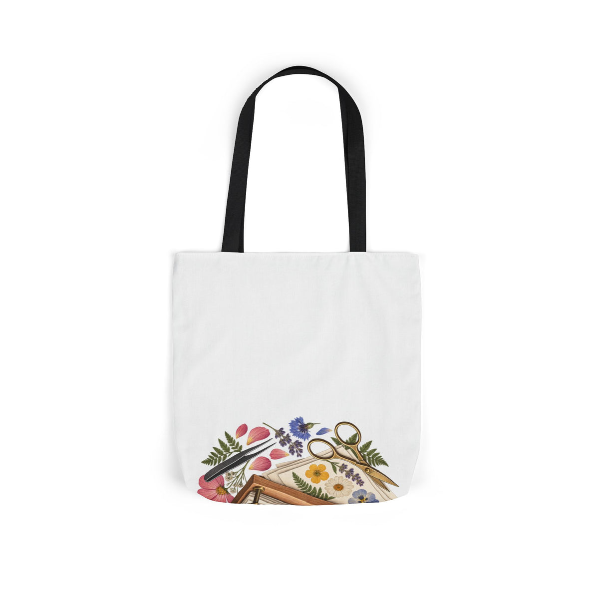 Botanical Flower Press Workshop Tote Bag