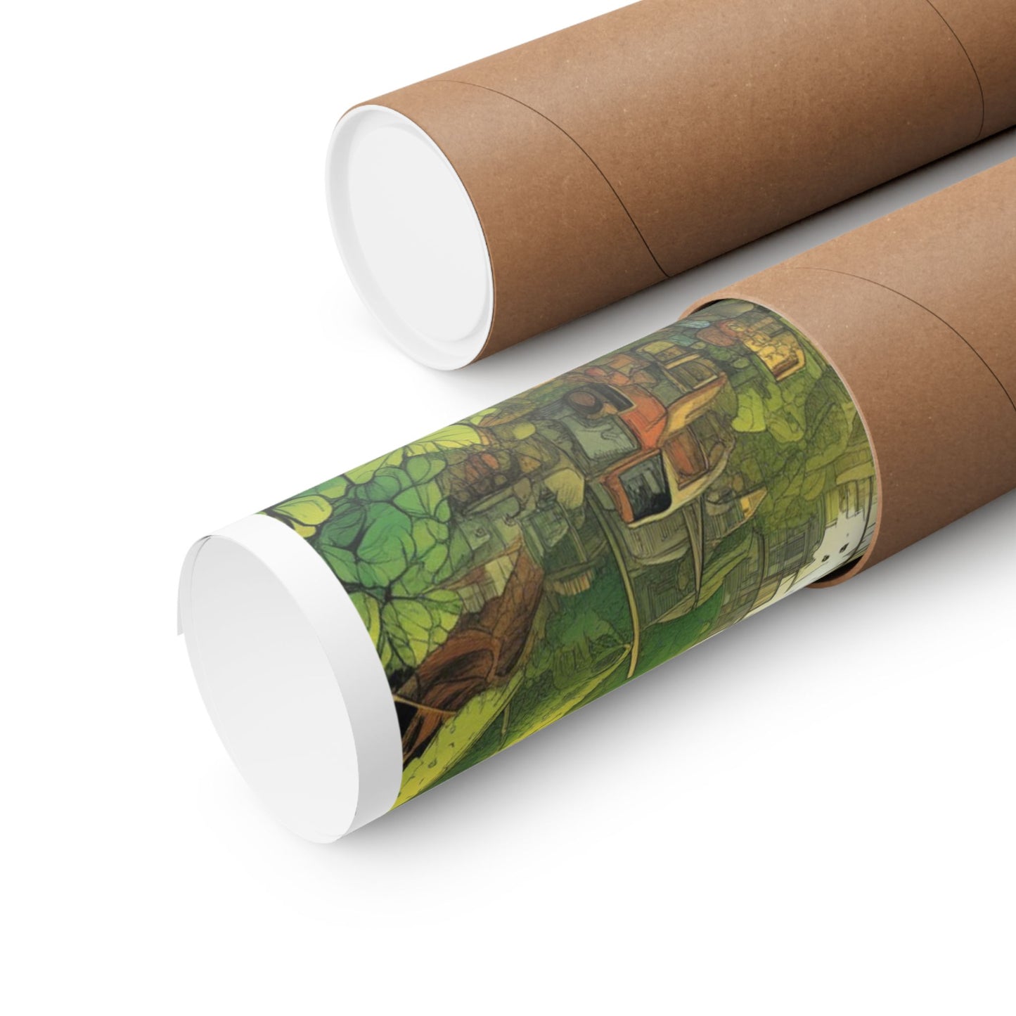 Cottage Road Landscape Nature Gift Art Poster