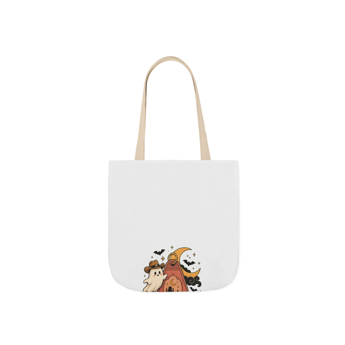 Haunted Desert Keytag Ghost Halloween Tote Bag