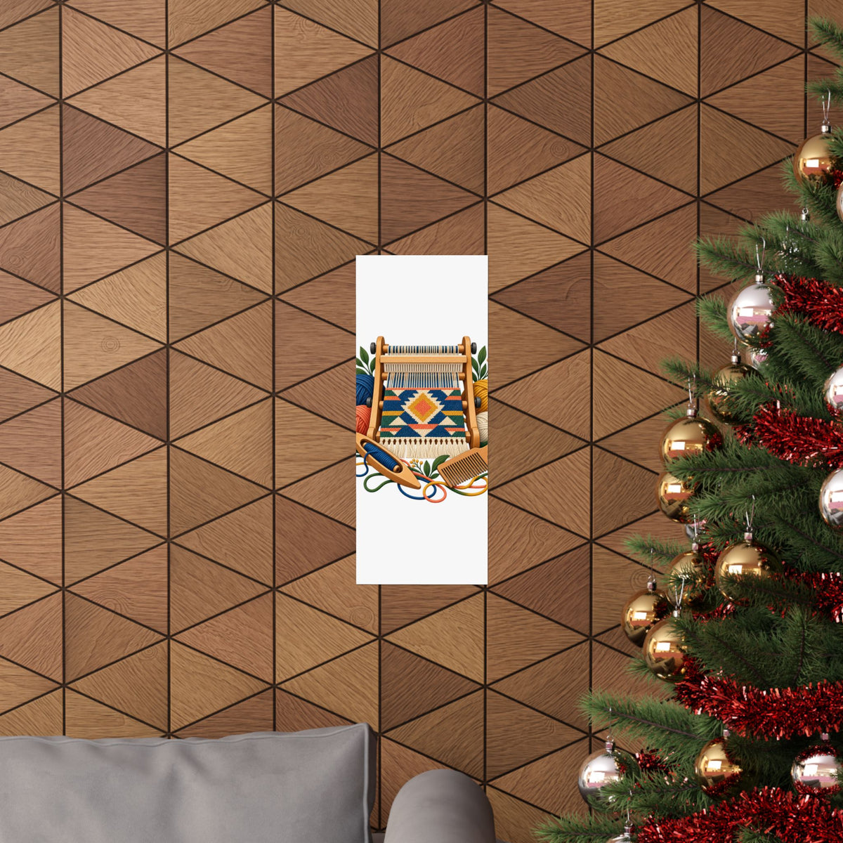 Geometric Hand Weaving Workshop Poster