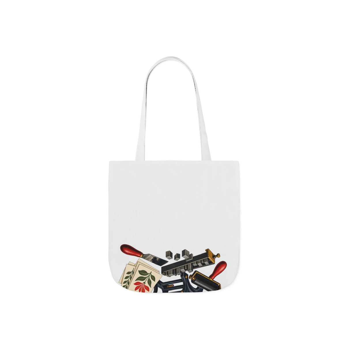 Botanical Letterpress Printshop Tote Bag
