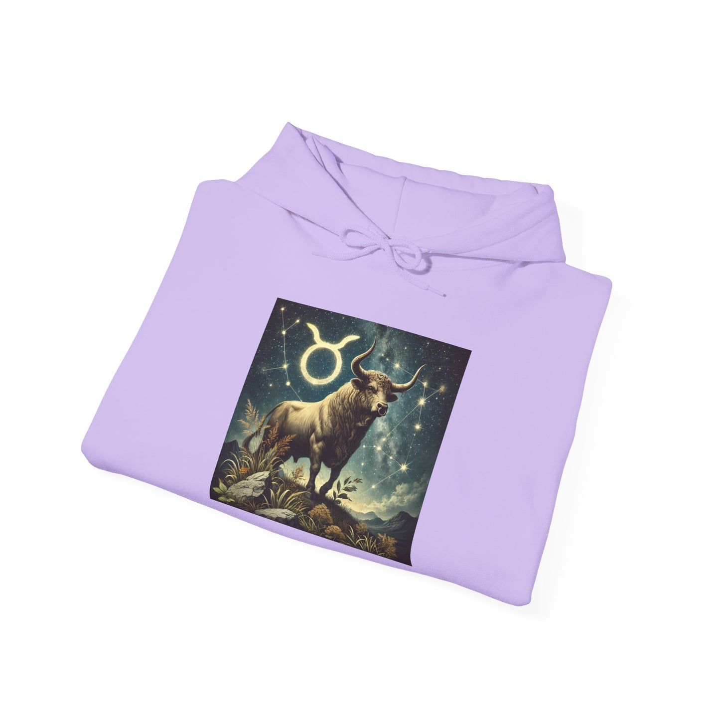 Taurus Zodiac Sign Unisex Hooded Sweatshirt - Cozy Heavy Blend™ Hoodie with Stylish Astrological Design - Great Gift Idea!