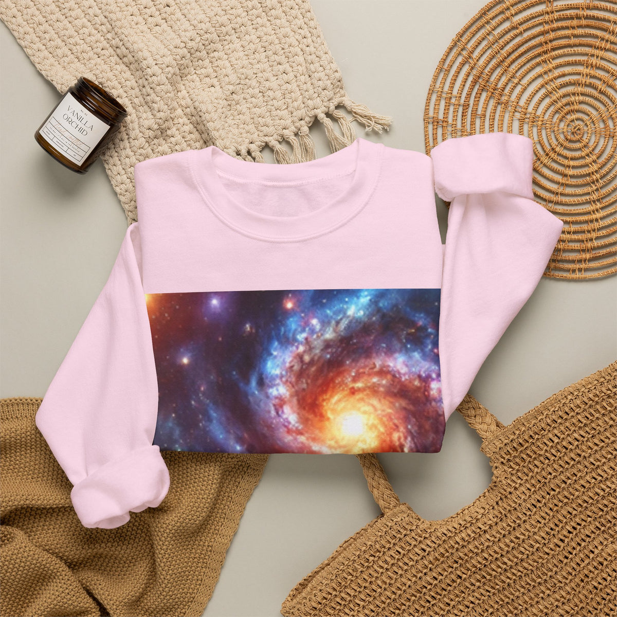 Galaxy Nebula Dreamscape Abstract Space Crew Sweatshirt Gift
