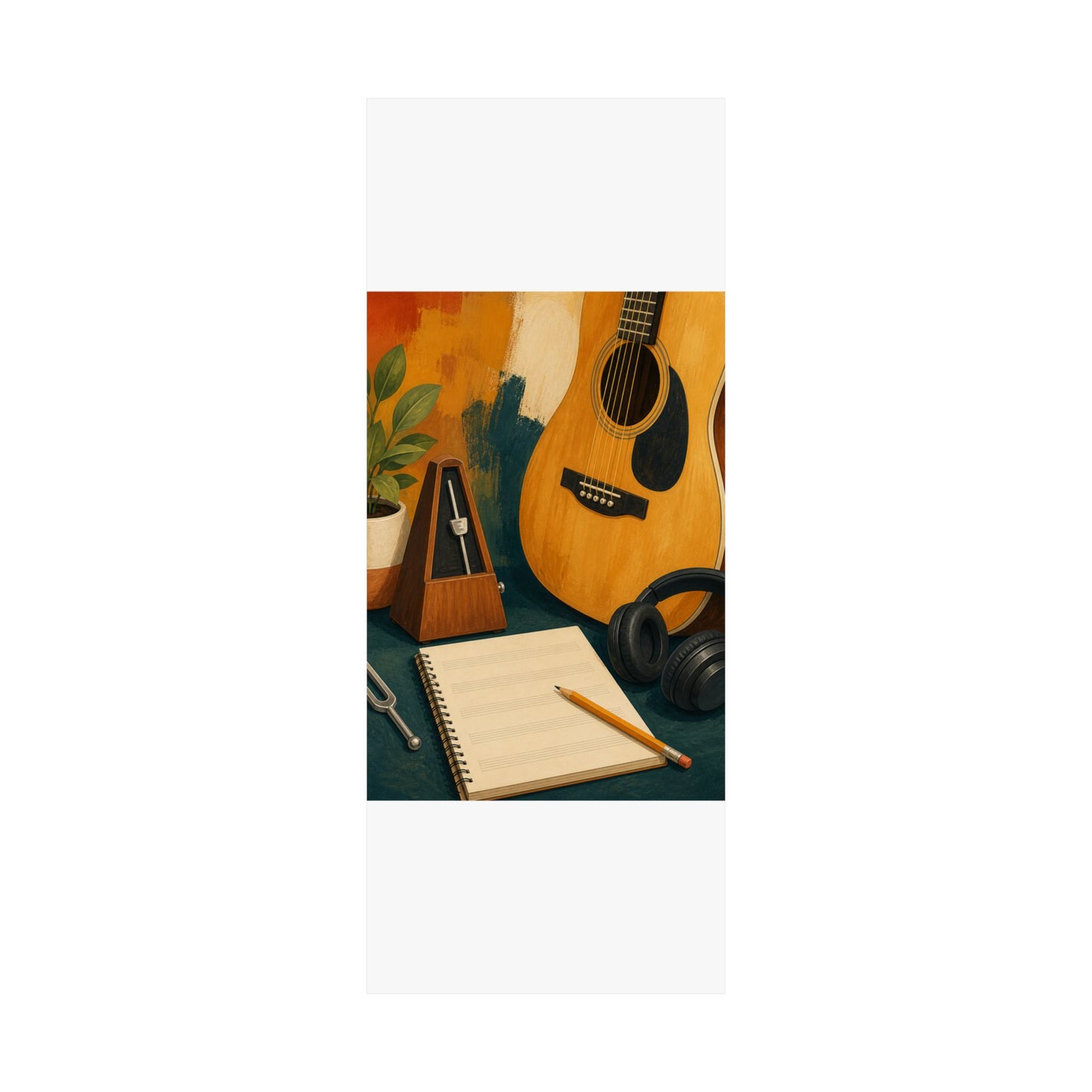 Warm Music Practice Hobby Poster