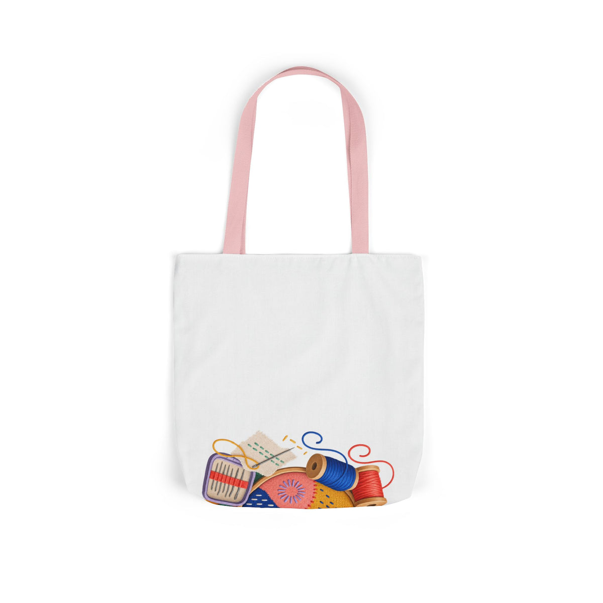 Colorful Visible Mending Workshop Tote Bag