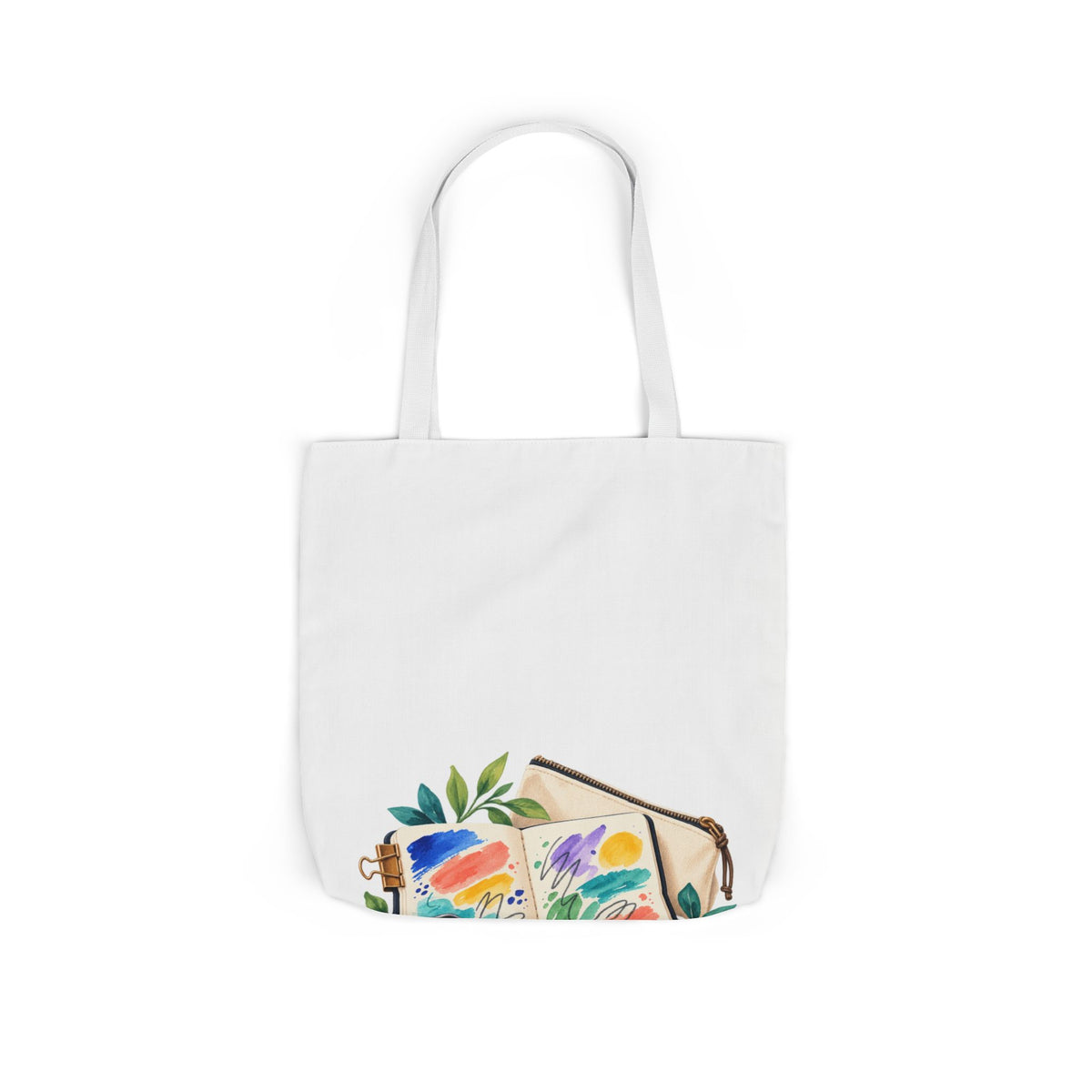Colorful Urban Sketching Travel Kit Tote Bag