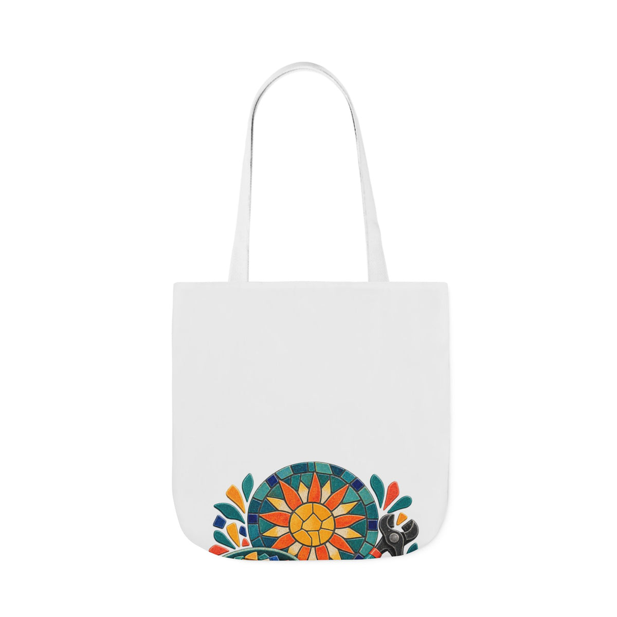 Sunburst Mosaic Making Workshop Tote Bag
