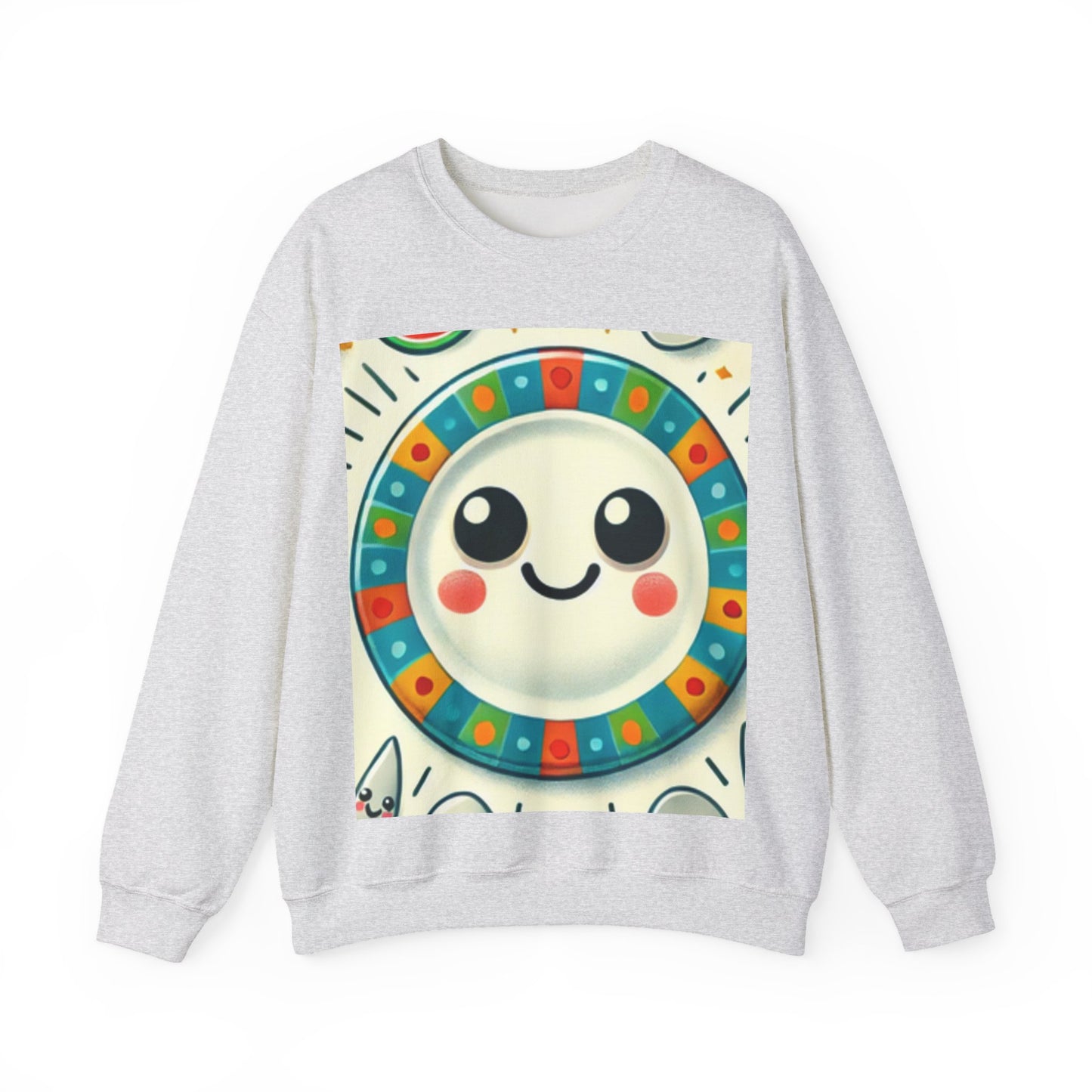Happy Little Kitchen Club Kawaii Food Lover Crew Sweatshirt Gift Art