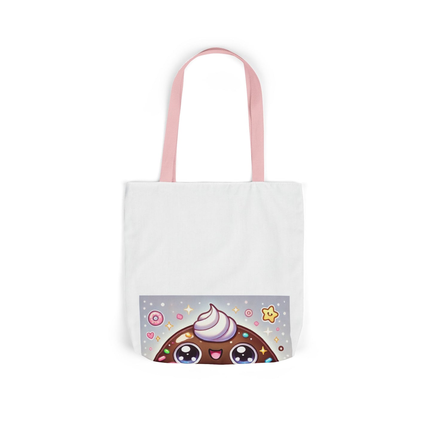 Kawaii Chocolate Donut Cute Dessert Art Tote Bag