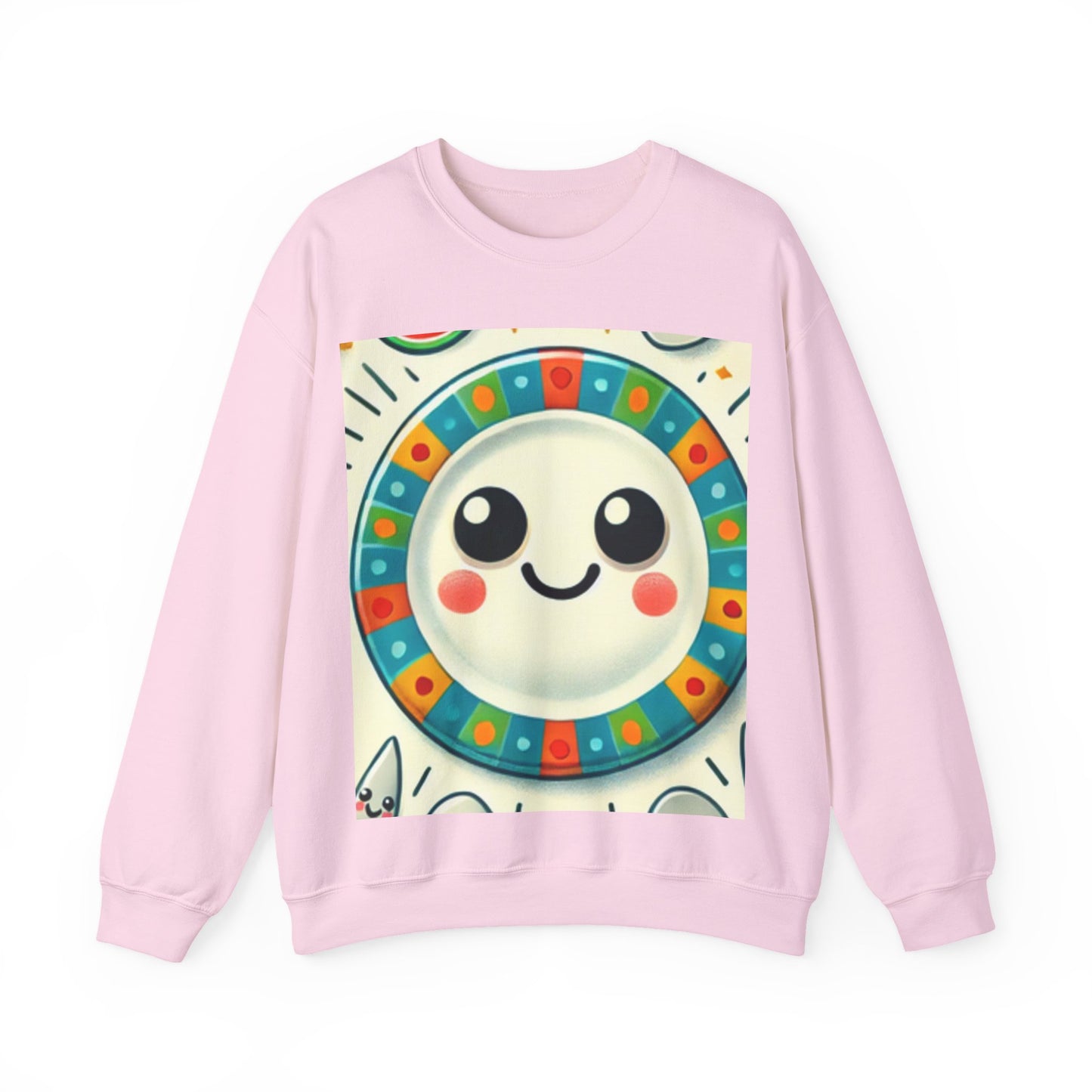 Happy Little Kitchen Club Kawaii Food Lover Crew Sweatshirt Gift Art