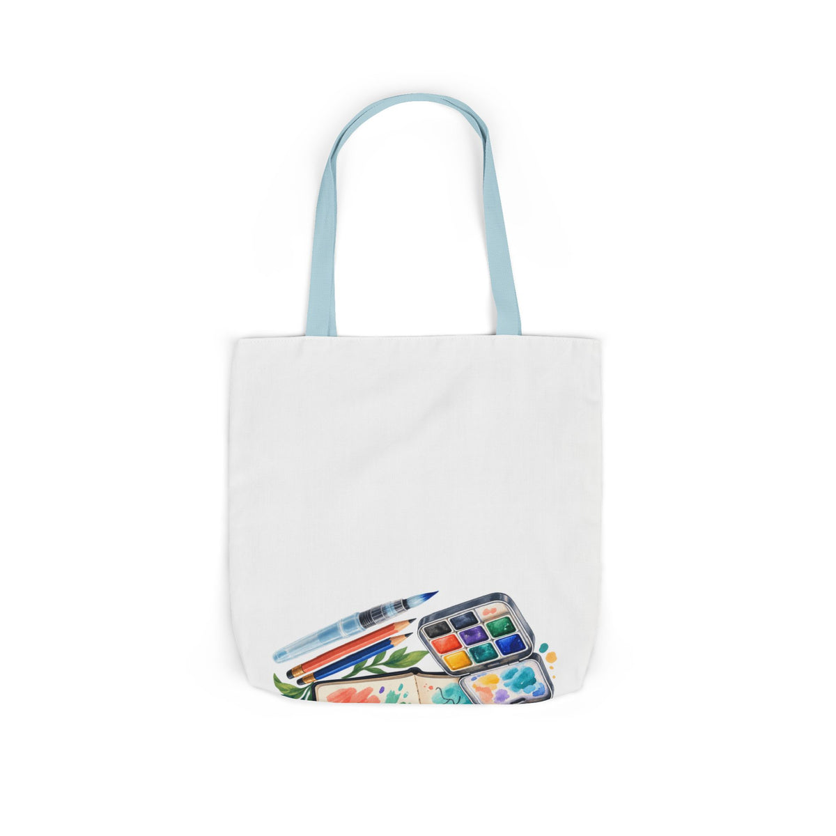 Colorful Urban Sketching Travel Kit Tote Bag