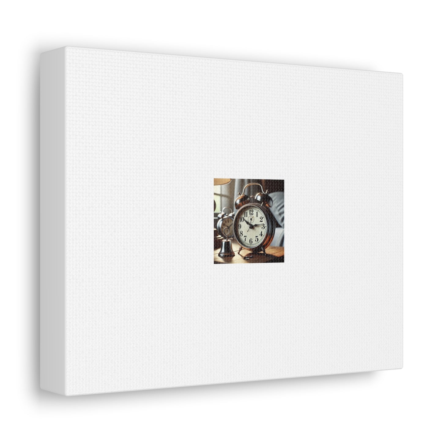 Vintage Alarm Clock Morning Routine Classic Clock Canvas Art