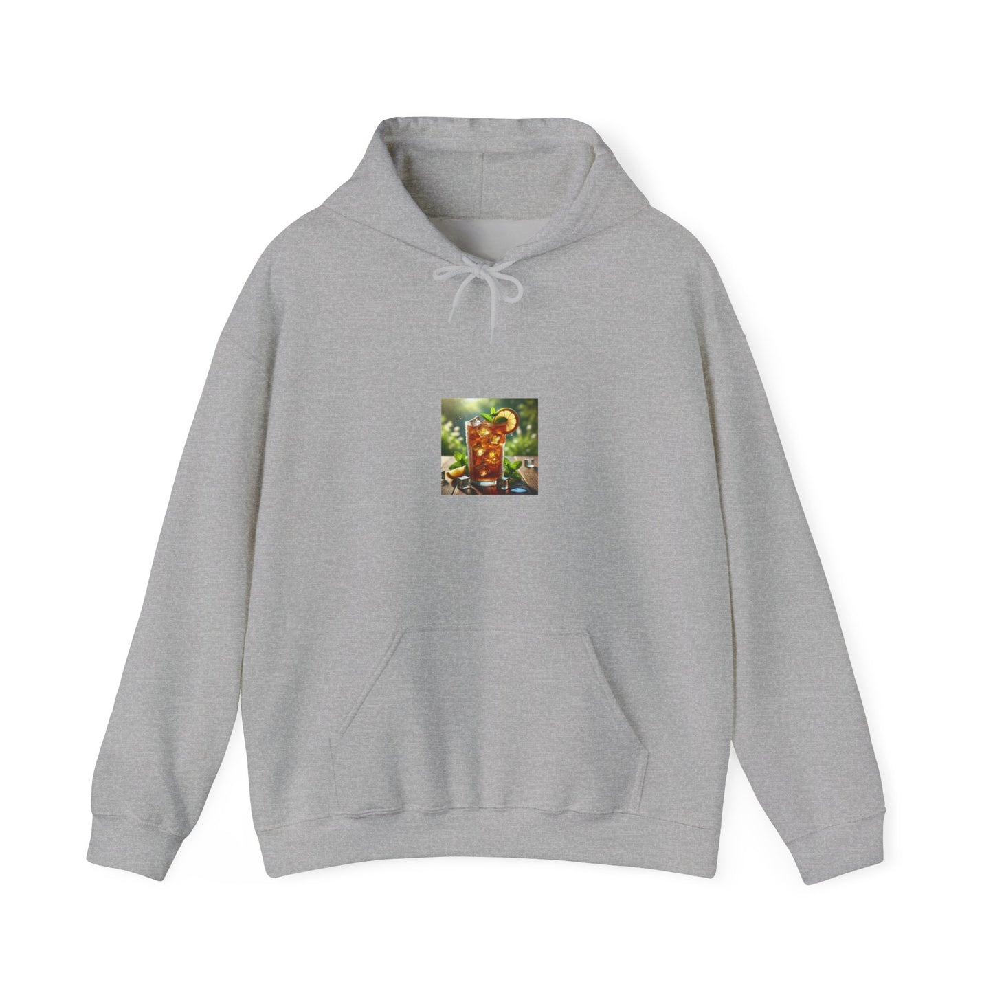 Sunlit Iced Tea Lemon Mint Cozy Summer Drink Hoodie