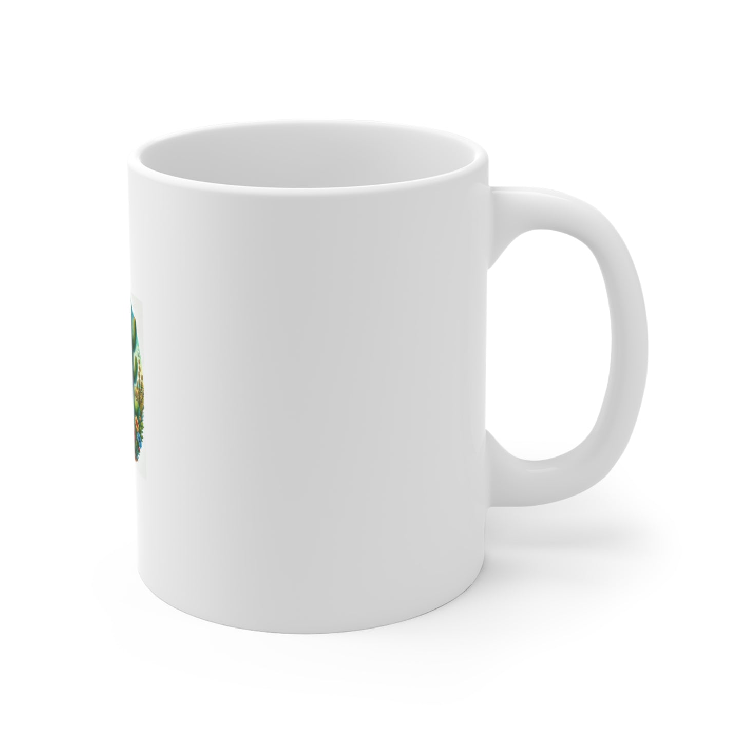Desert Cactus Bloom Garden Coffee Mug Plant Lover Gift