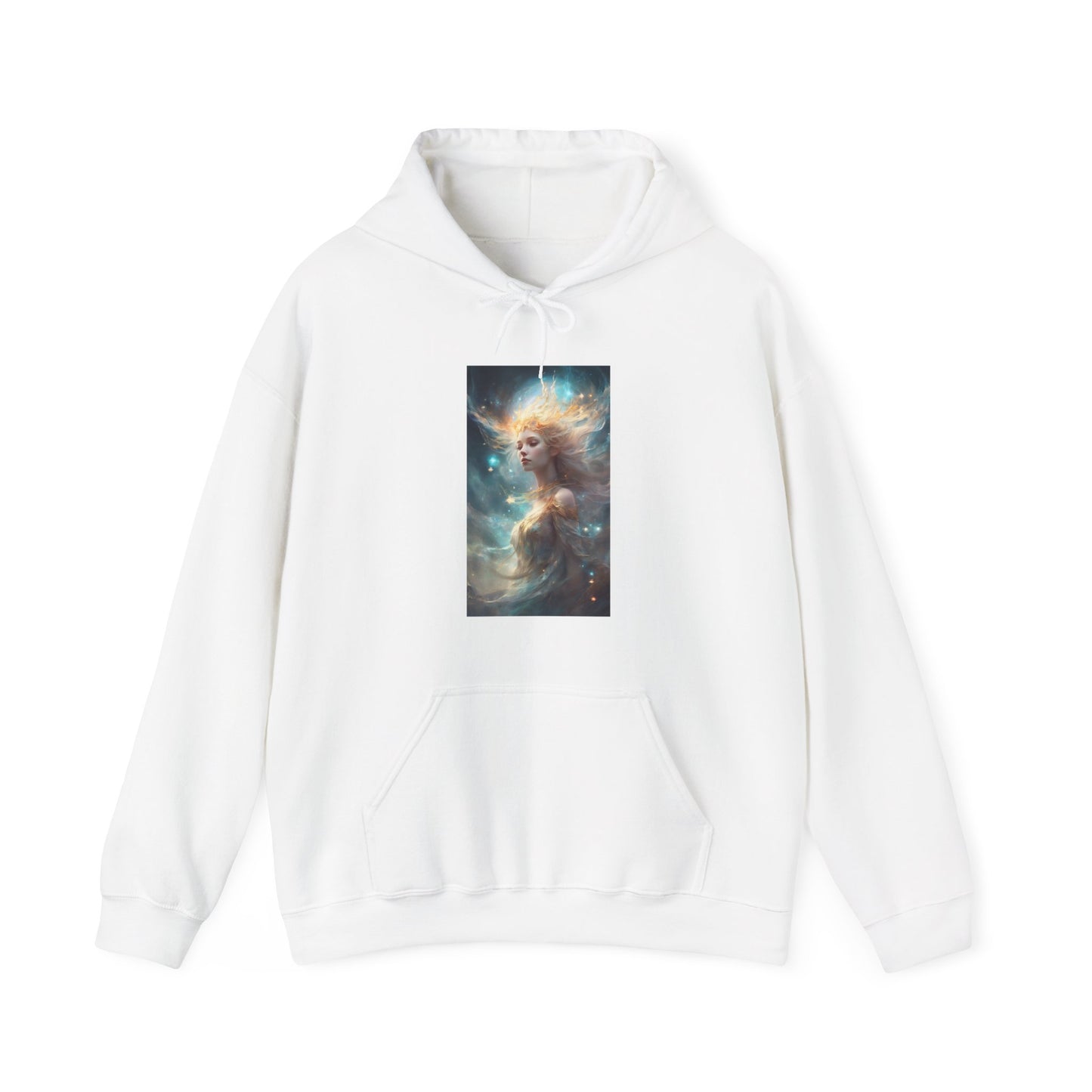 Solar Celestial Spirit Fantasy Portrait Hoodie