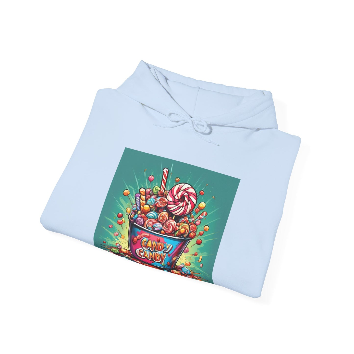 Holiday Candy Bucket Sweets Gift Art Hoodie