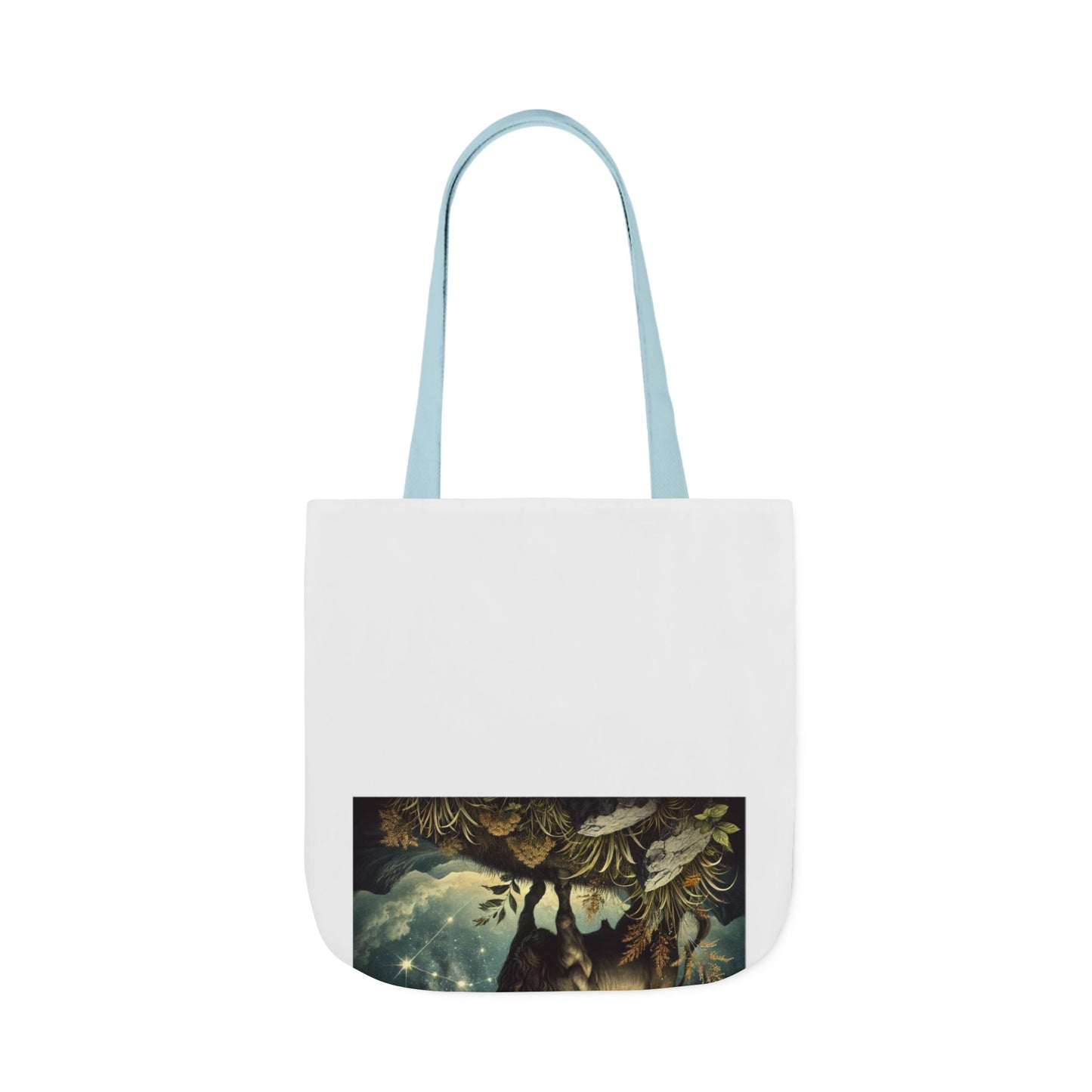 Taurus Bull Constellation Celestial Canvas Tote Bag