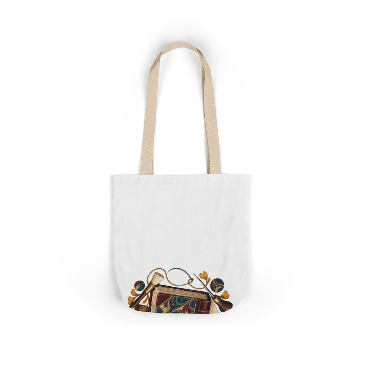 Traditional Marbled Bookbinding Workshop Tote Bag
