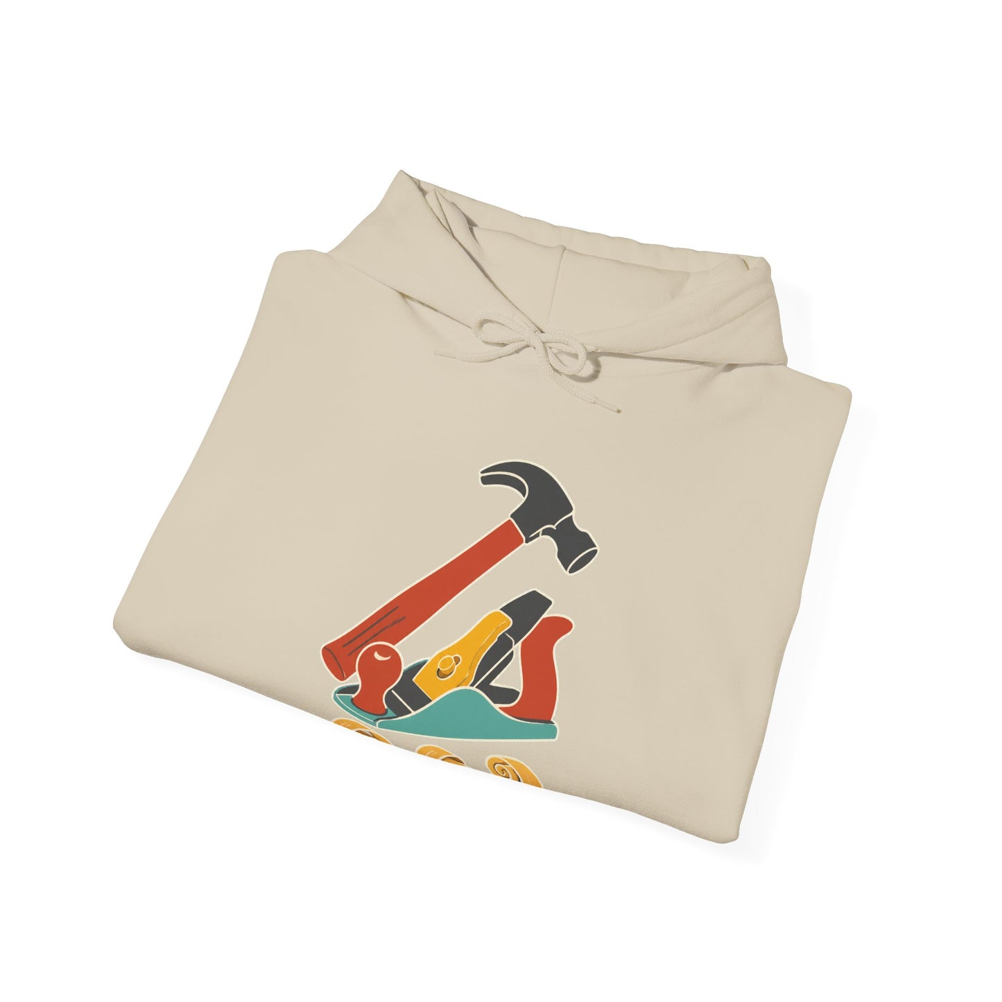 Carpenter Hammer Hand Plane Woodworking Art Hoodie