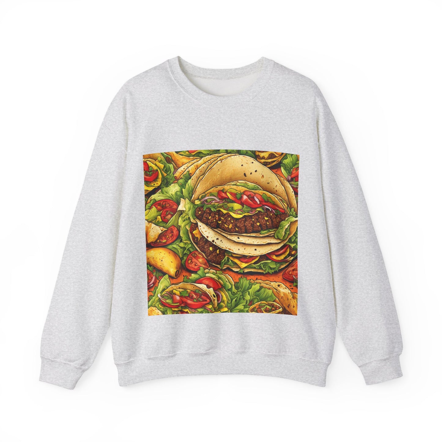 Stacked Taco Fiesta Foodie Gift Art Sweatshirt