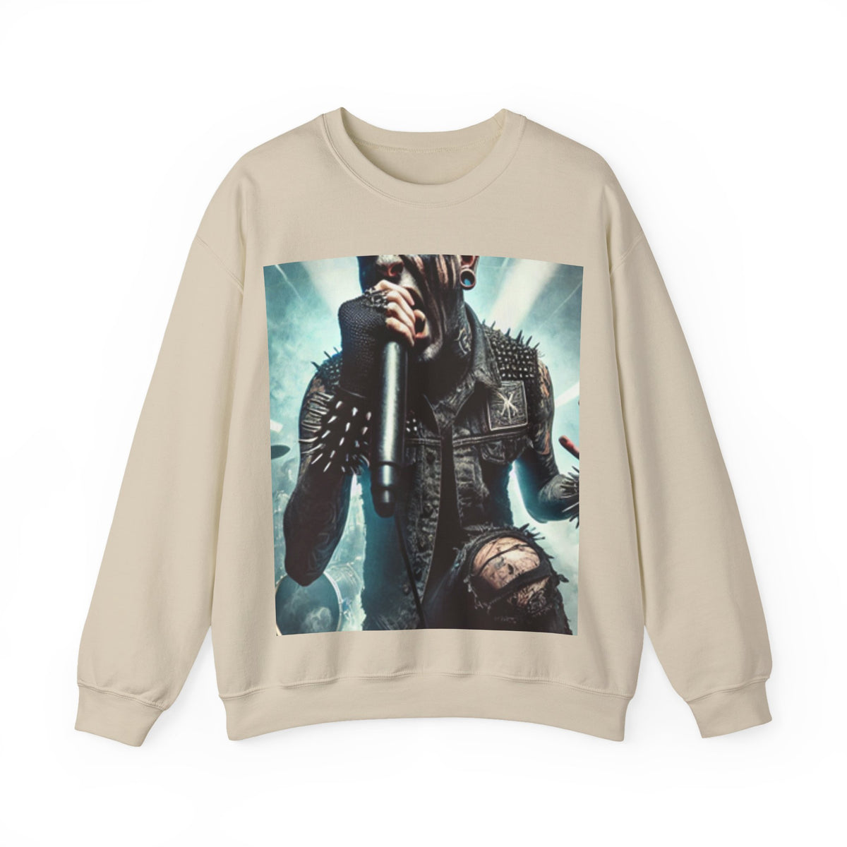 Punk Rock Vocalist Stage Energy Soft Music Sweatshirt