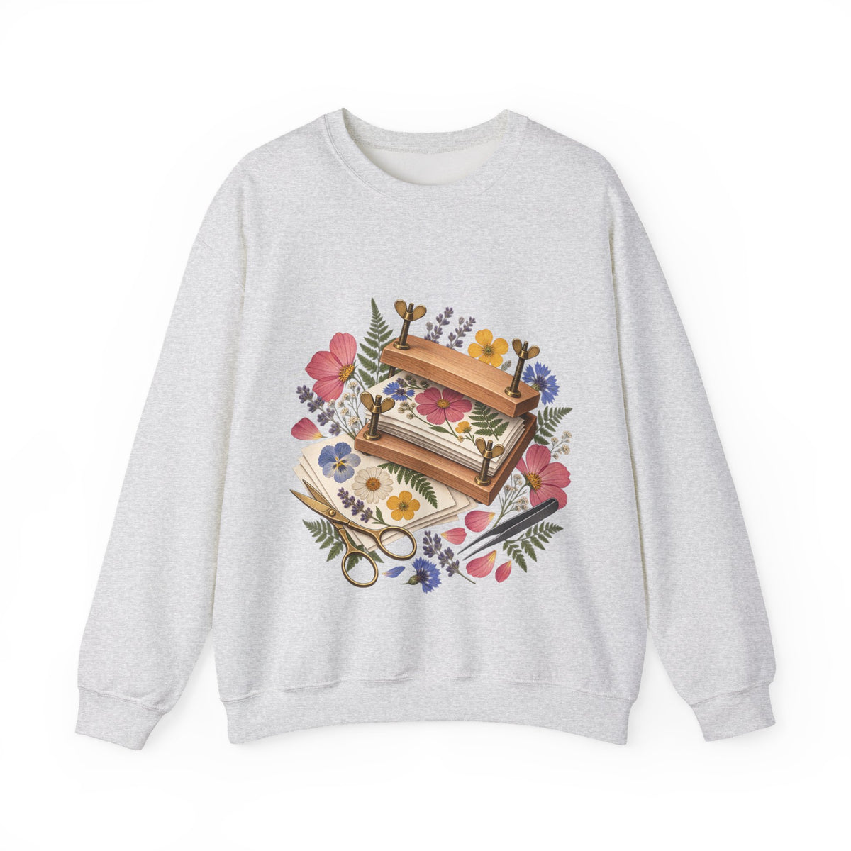 Botanical Flower Press Workshop Sweatshirt