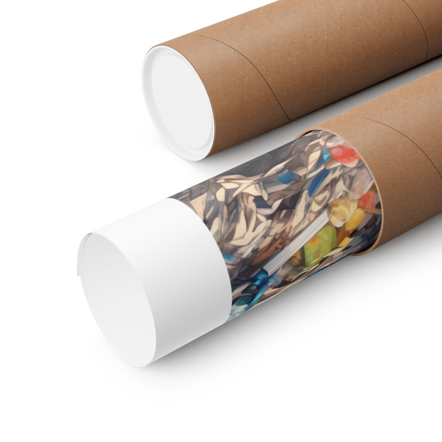 Recycling Rescue Anime Heroine Eco Street Art Poster