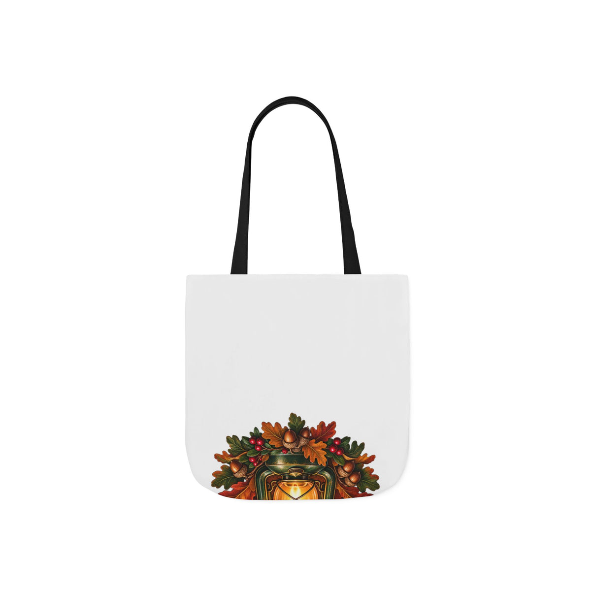 Autumn Oak Lantern and Acorns Tote Bag