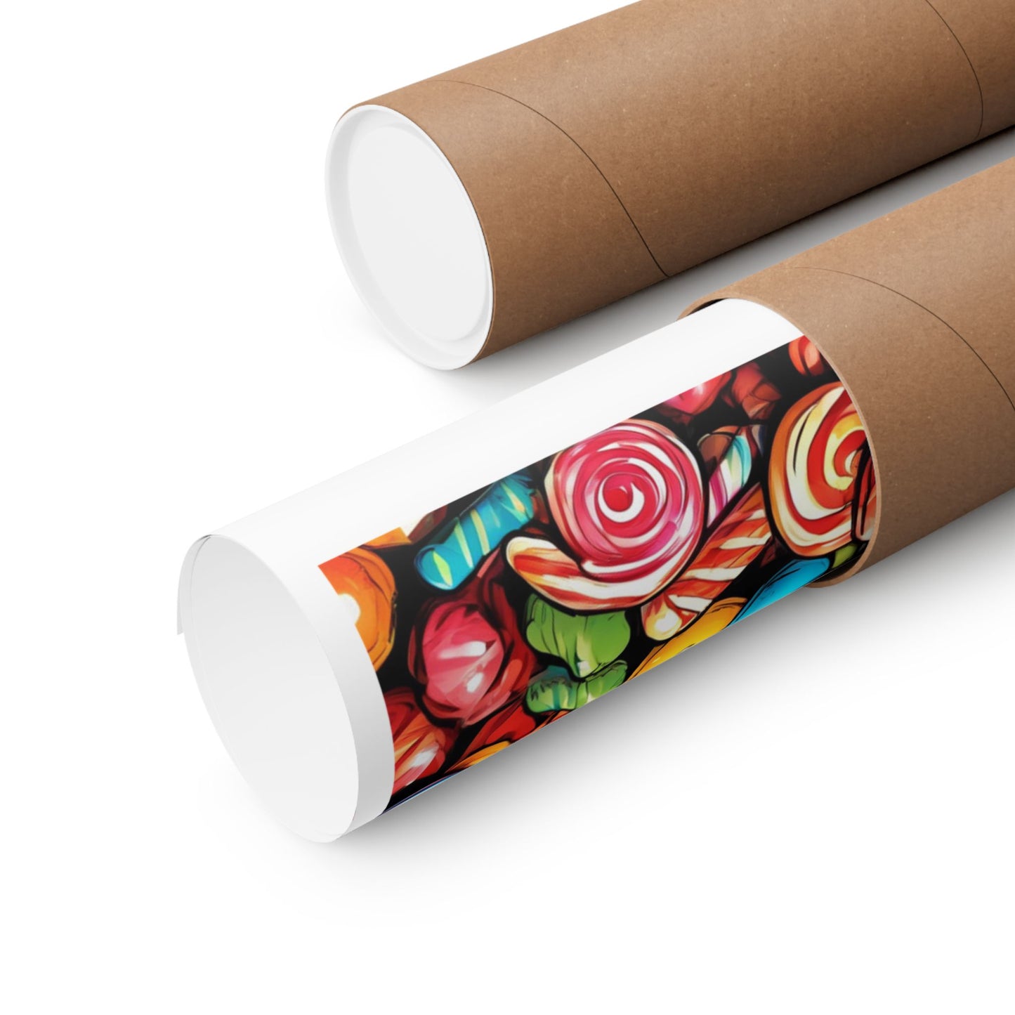 Colorful Candy Pattern Sweets Gift Art Poster