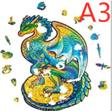 DIY Wooden Animal Shaped Puzzle – Unique Gift for Christmas