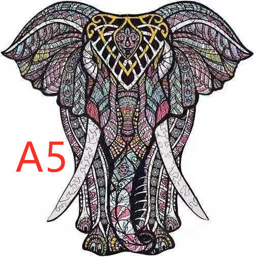 DIY Wooden Animal Shaped Puzzle – Unique Gift for Christmas