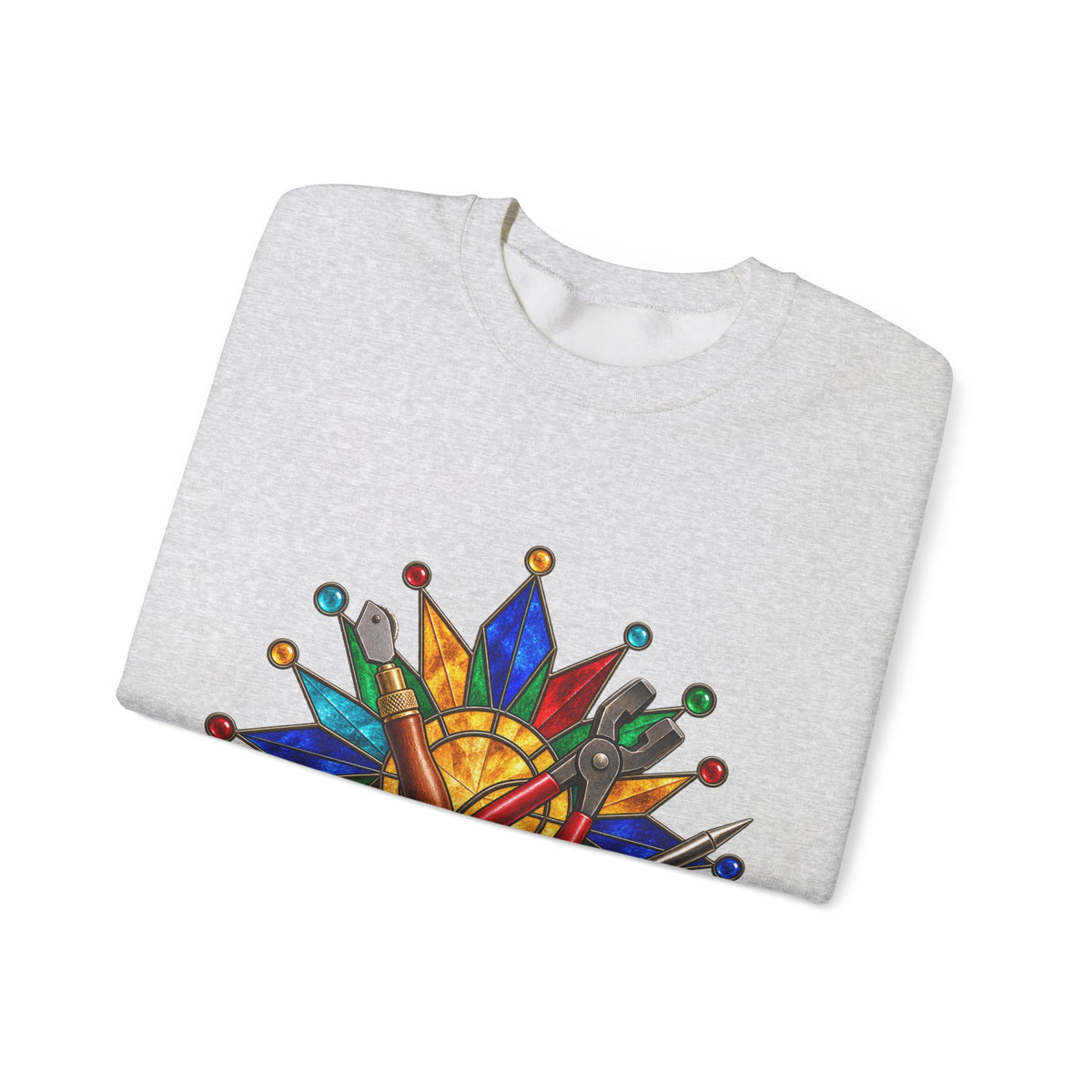 Stained Glass Workshop Tools Sweatshirt