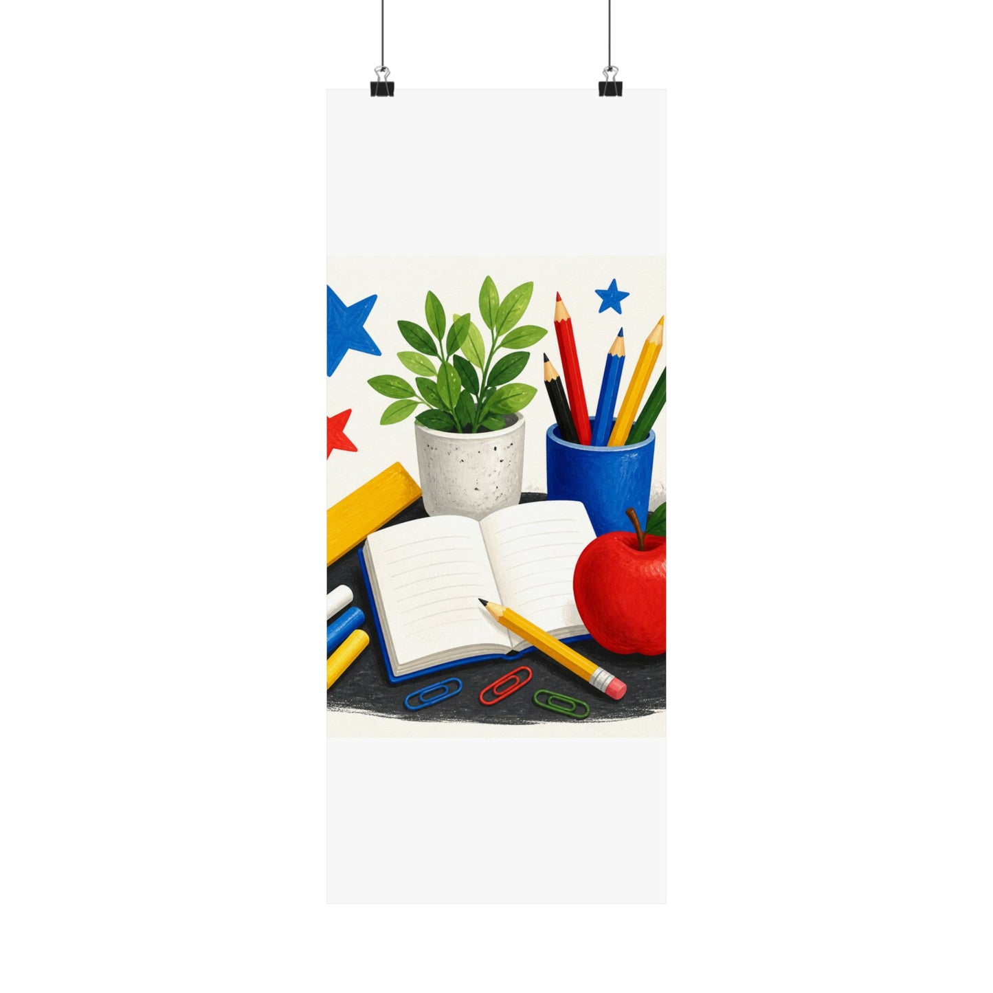 Colorful Classroom Supplies Teacher Appreciation Poster