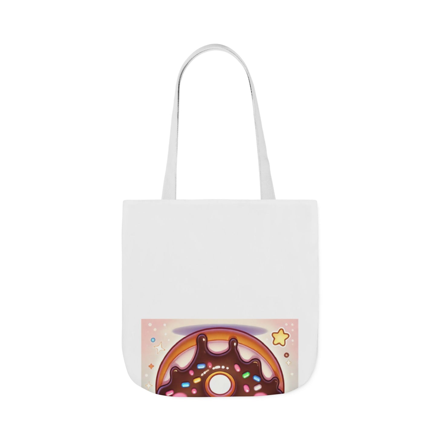 Kawaii Chocolate Donut Cute Dessert Art Tote Bag